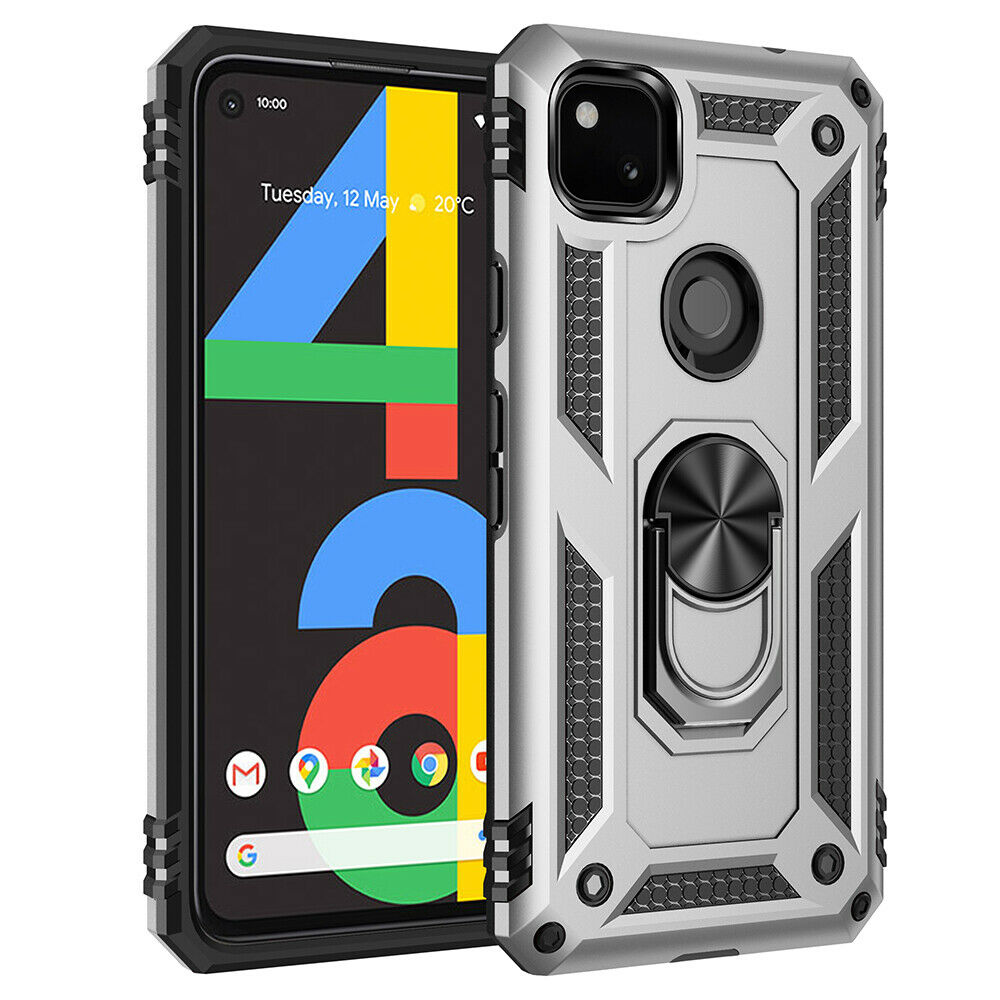 Étui à bague hybride pour Google Pixel 4a 4G Étui à bague hybride pour Google Pixel 4a 4G